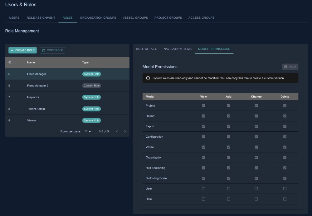 CRUD_permissions HullSight Ultimate CRUD-based permissions