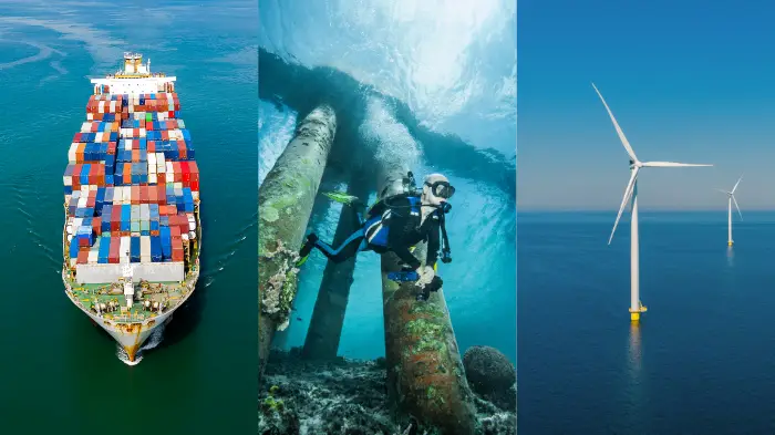 Vessel, underwater, offshore wind